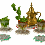 Essaouira Keramik Tassenuntersetzer