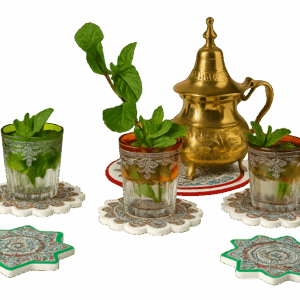 Essaouira Keramik Tassenuntersetzer