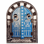 Chefchaoun Spiegel-Tür