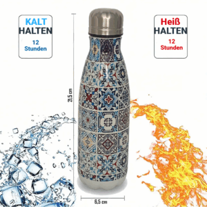 Mosaik Trinkflasche Edelstahl